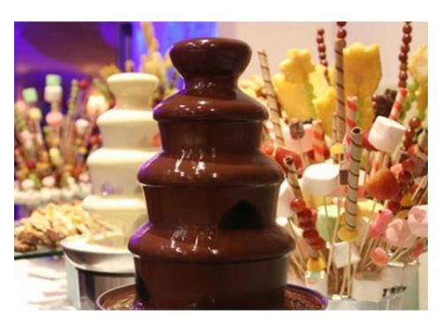 Fuente de chocolates