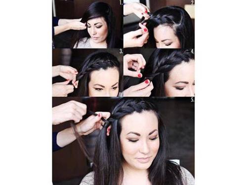 Prueba da maquillaje y peinado