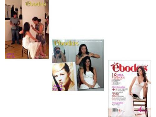 Participando en varias portads de revista