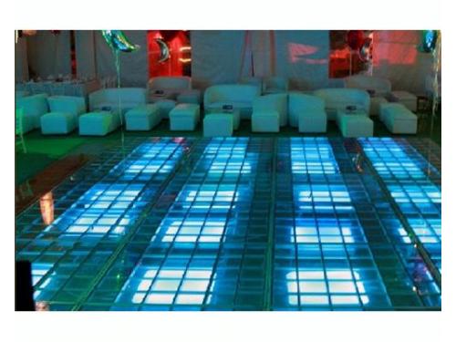 Pista de baile iluminada