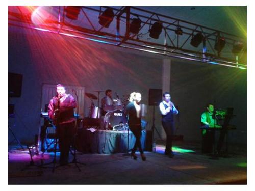 Equipo de audio e iluminación