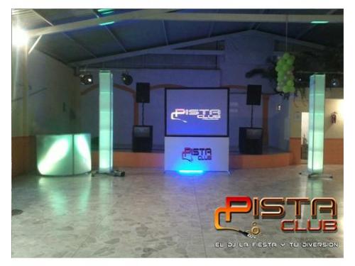 Iluminación en columnas y cabina