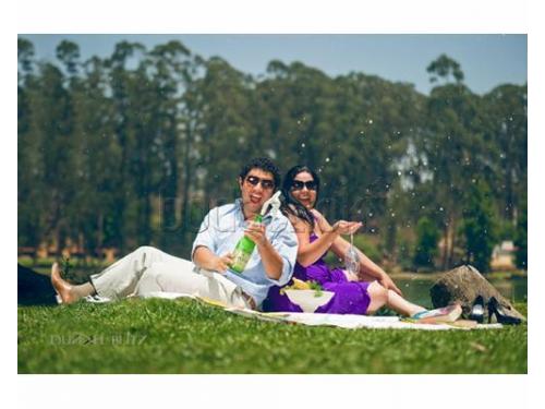 Brindis en el parque