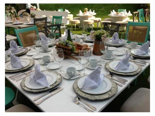 Mantelería y vajilla fina