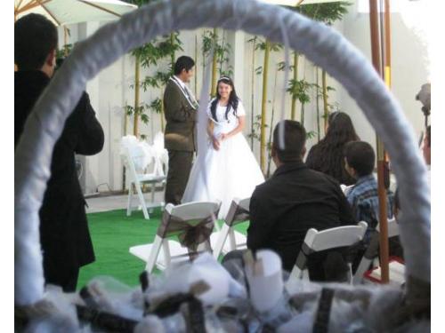 Maravillosa pareja de novios