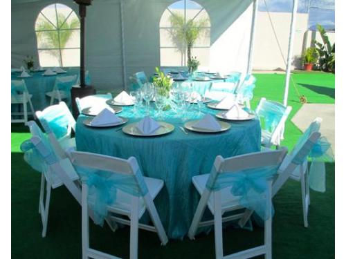 Montaje de bodas sillas tiffany