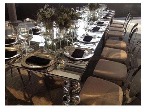 Excelente presentación en mesas