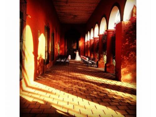 Hacienda con capilla