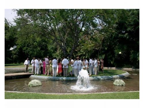 Ceremonia en el jardín