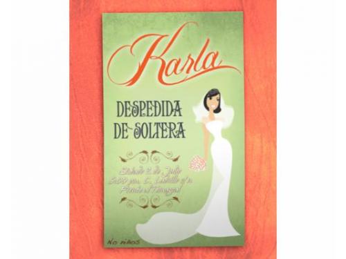 Invitación despedida de soltera