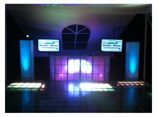 Equipo de audio e iluminación