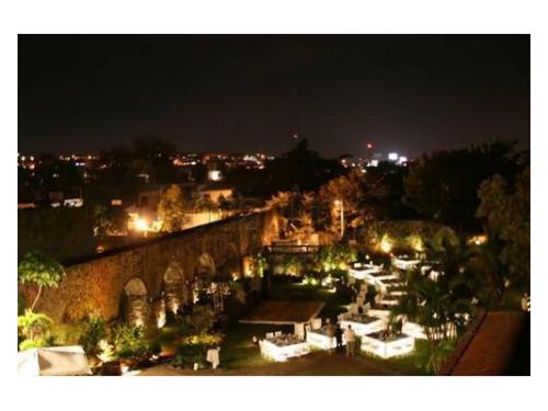 Vista aérea de la hacienda