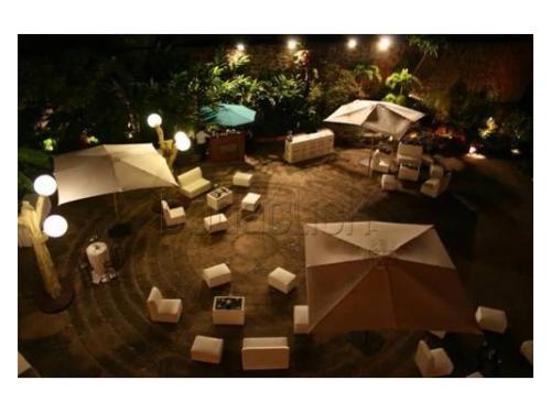 Vista aérea del patio central