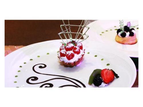 Ricos postres con fresas