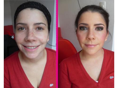 Antes y después: lindas sombras para los ojos