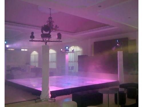 Pista iluminada y audio digital