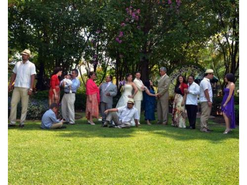 Fotografía con los invitados