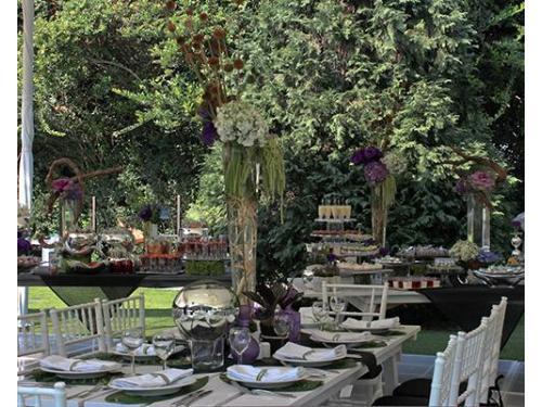 Montaje para banquete