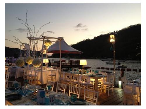 Tu boda con un bello atardecer