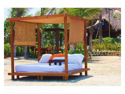 Zona lounge en la playa