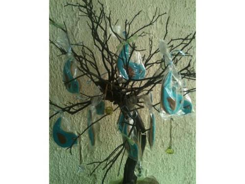 Pajaritos en el arreglo