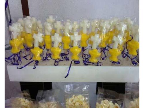 Paletas de chocolate