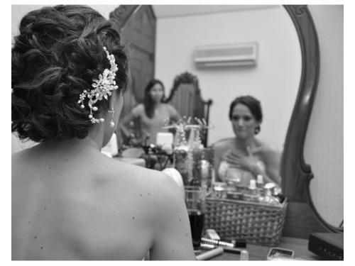 Finalizando el maquillaje