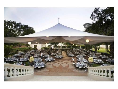 Grande carpas para las bodas