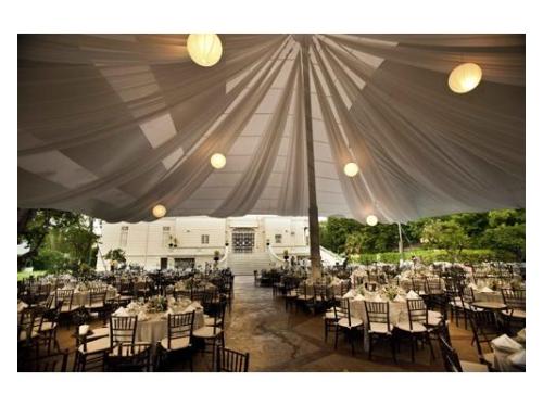 Interior de las carpas