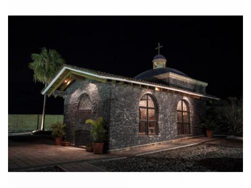 Capilla dentro de la hacienda