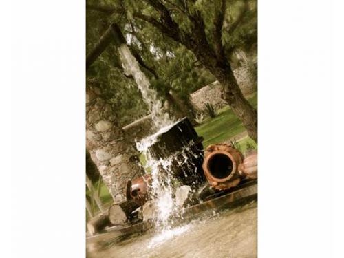 Fuentes en la hacienda