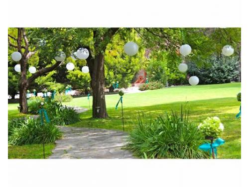 Amplios jardines para tu boda