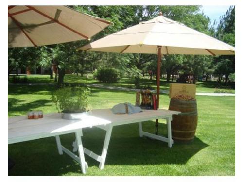 Montaje con sombrillas