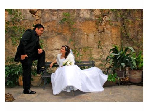 Sesión con los novios