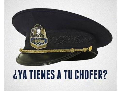 ¿ya tienes a tu chofer?