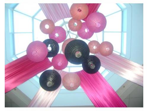 Pantallas chinas de colores