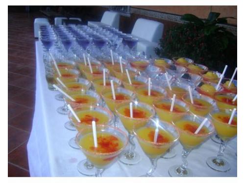 Coctelería de bienvenida