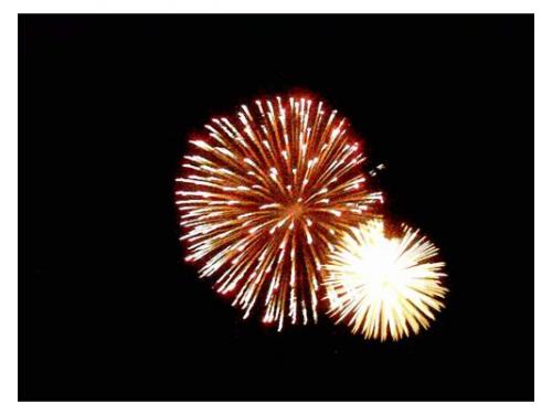 Fuegos artificiales para una gran noche