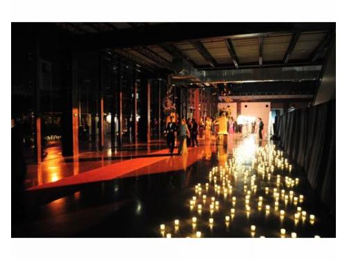 Recepción con velas