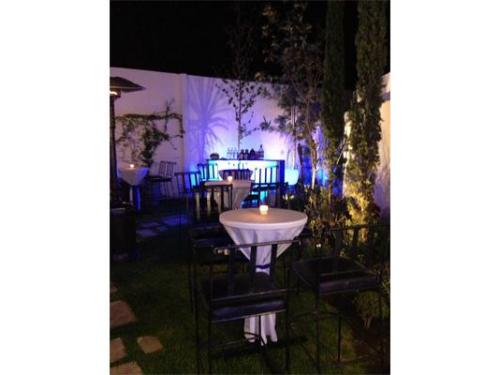 Mobiliario en jardín