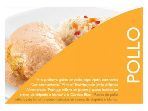 Platillos a base de pollo