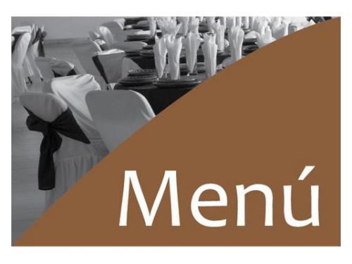 Elige  el  menú adecuado para  tu  boda