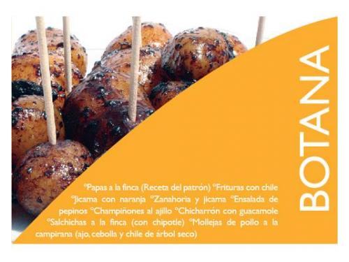 Botanas  gourmet