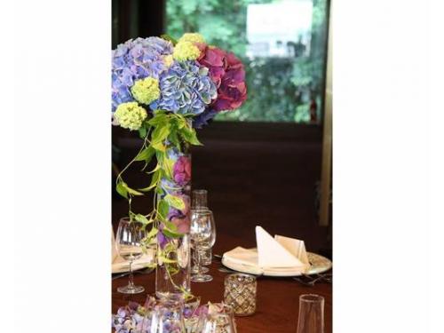 Centro de mesa cuadrada