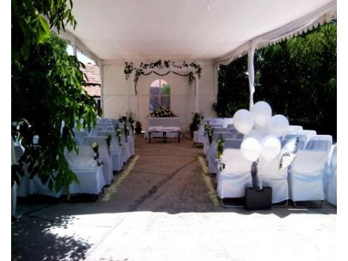 Decoración para la ceremonia religiosa