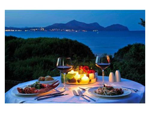 Disfruta de cenas románticas