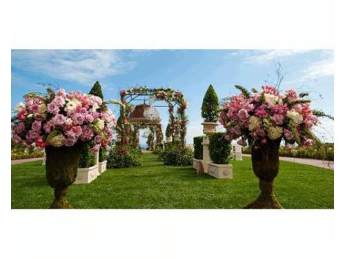 Elegante decoración floral