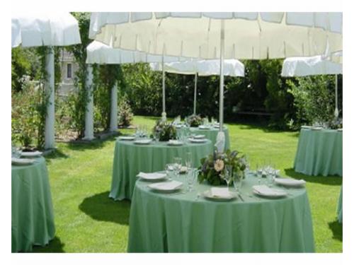 Montaje con sombrillas