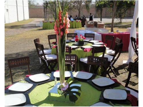 Montaje en mesa redonda