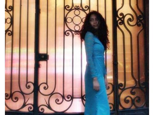 Vestido para dama manga larga